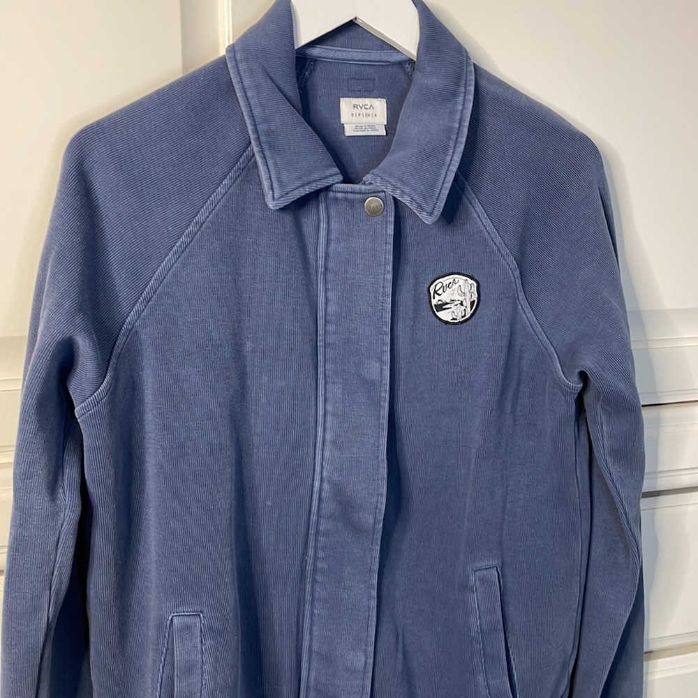 RVCA Cotton Distressed Jacket, size Small